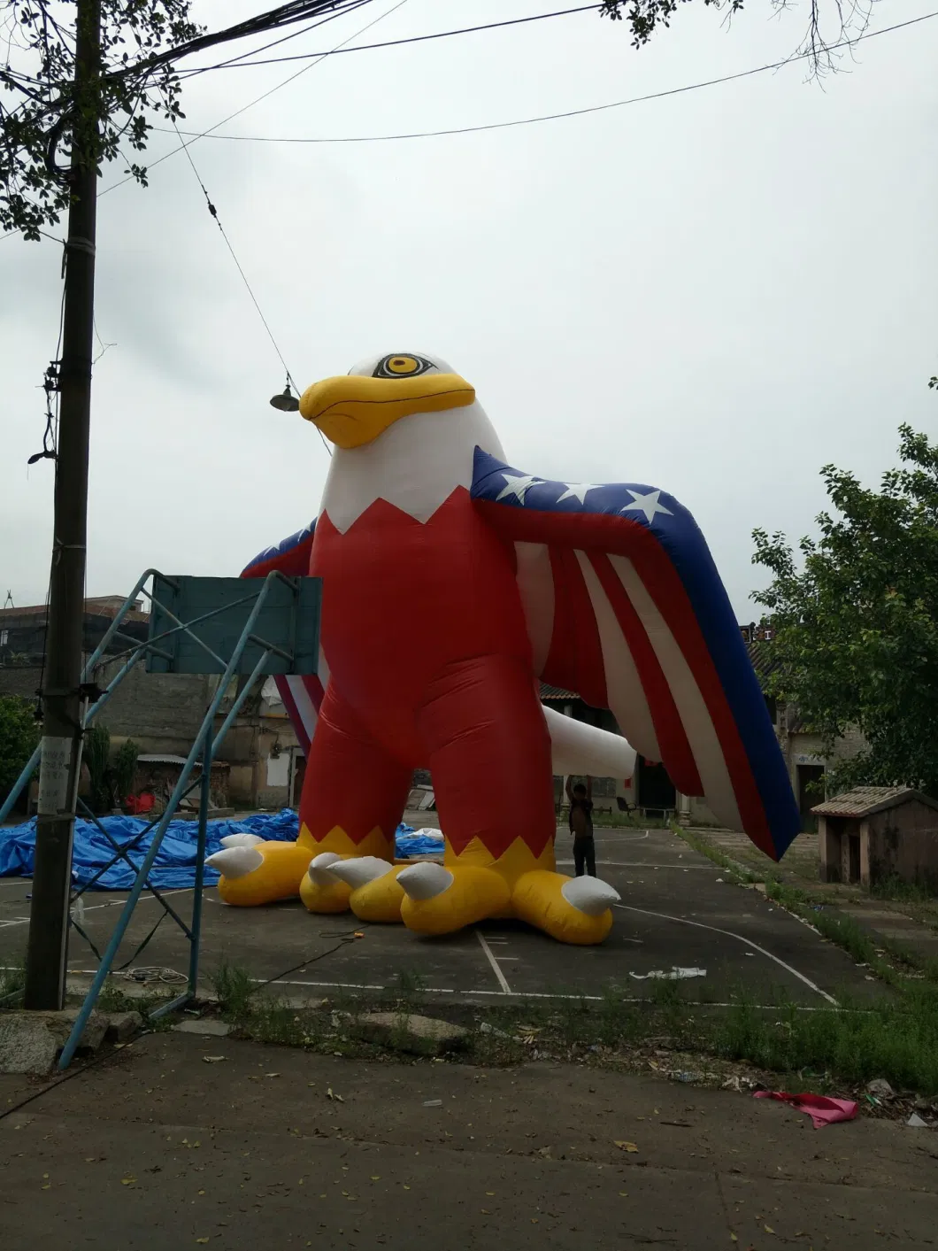 2023 New Giant Inflatable Animal Eagle Advertising for Promotion